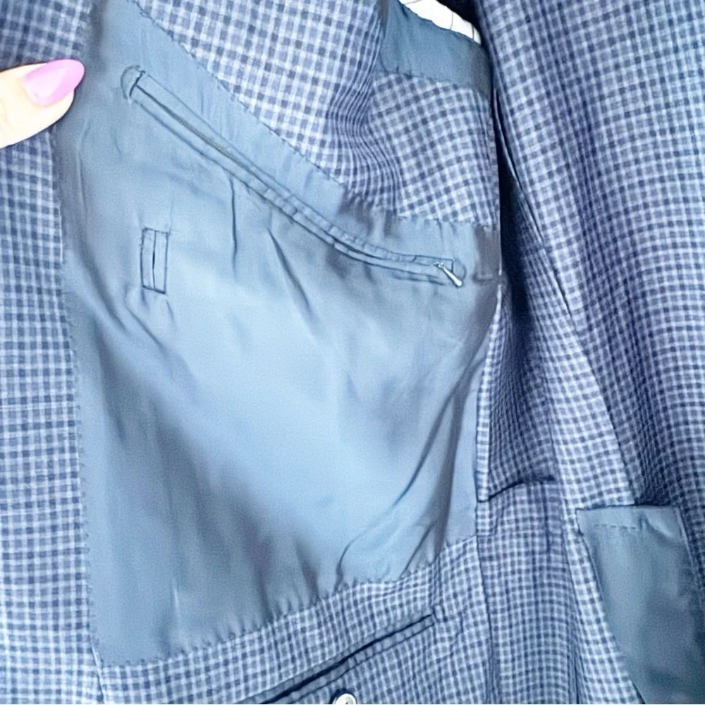 Ermenegildo Zegna Blue Wool 10 Pocket Jacket - Picture 12 of 16